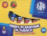 Farby plakatowe tuba 30 ml biała 6 sztuk