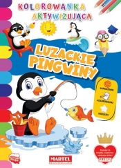 Kolorowanka aktywizująca z naklejkami. Luzackie pingwiny - Opracowanie zbiorowe