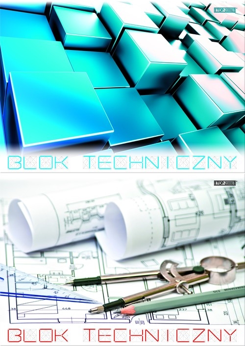 Blok techniczny A4 Top-2000 10 kartek mix