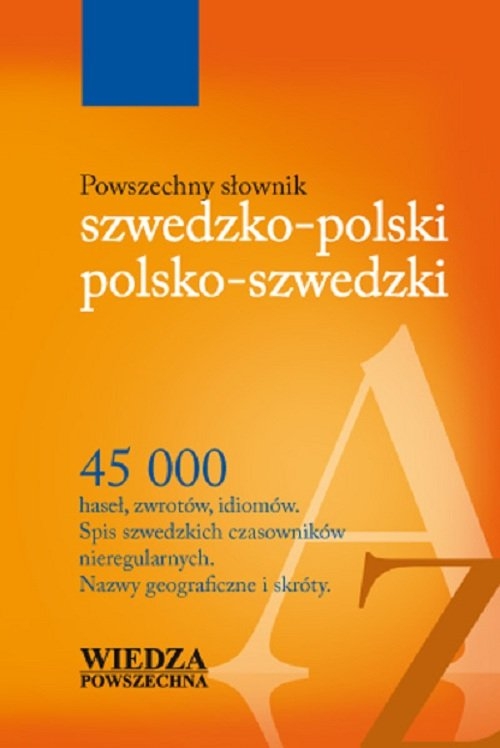 Powszechny słownik szwedzko-polski polsko-szwedzki (Uszkodzona okładka)