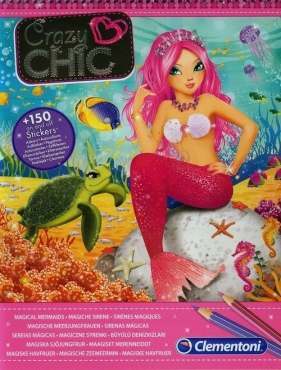 Crazy Chic Szkicownik Magiczne syrenki (15787)