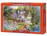 Puzzle 500 Yellow House with Picket Fence
