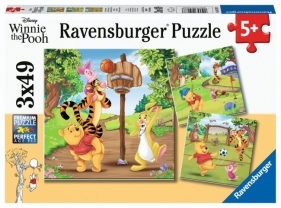 Ravensburger, Puzzle 3x49: Kubuś Puchatek (05187)