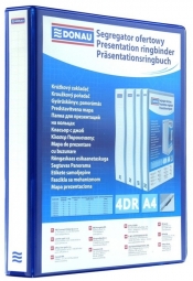 Segregator ofertowy DONAU, PP, A4/4RD/50, niebieski