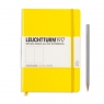 Notes Medium Leuchtturm1917 w kropki cytrynowy 344800 344800