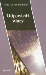 Odpowiedź wiary von Balthasar Hans Urs