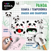 Kidea, Gumka i temperówka - Panda