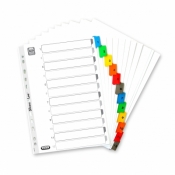 Przekładka A4 Elba Mylar numeryczna op.20szt