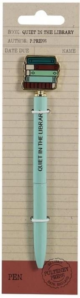 Pulteney Press Długopis 2D Cisza w bibliotece