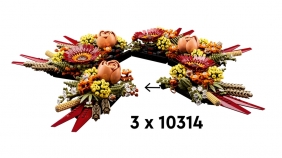 LEGO Icons 10314, Stroik z suszonych kwiatów