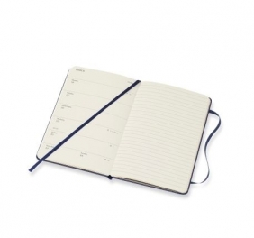 Kalendarz 2019 dzienny Moleskine 12M L edycja limitowana DENIM, twarda oprawa, niebieski