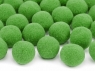Pompony Partydeco pluszowe zielony jasny 20 szt (PPL2-102)