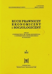 Ruch prawniczy ekonomiczny i socjologiczny 76/14/4
