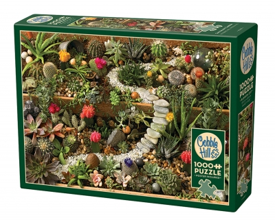 Puzzle 1000 Sukulenty w ogrodzie 112205