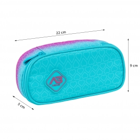 Astrabag, Piórnik Hexagon - Mint Ombre, AC6