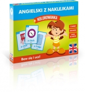 Angielski z naklejkami + kolorowanka - Patrycja Wojsyk