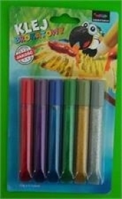 Derform Klej Brokatowy 6 Kolorów Kidart