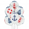 Balony morskie 30cm 6szt