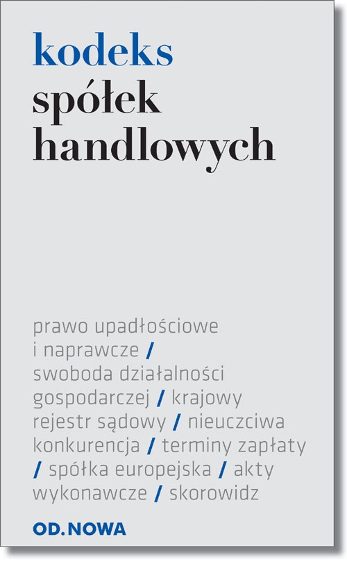 Kodeks spółek handlowych