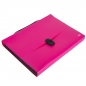 Teczka z rączką A4/7 przegródek - Różowa