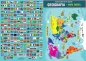 Karta edukacyjna składana j. geografia - świat A4