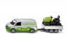  Siku Super VW T6 z traktorem ogrodowym S20053+