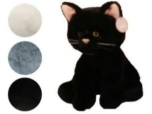 Kot pluszowy siedzący 33cm mix