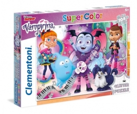 Puzzle SuperColor z brokatem Vampirina 104
