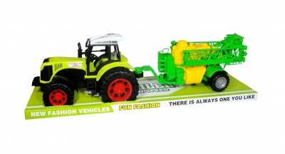 Traktor z maszyną