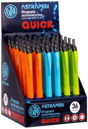 Długopis automatyczny Quick 0.7 mm Astra Pen, 1 szt