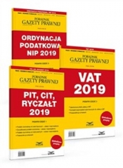 PIT,CIT,Ryczałt 2019 + VAT 2019+Ordynacja podatkowa,NIP 2019