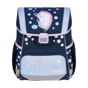 Herlitz, Zestaw - Loop Plus Unicorn Dreams: tornister, worek na buty, piórnik rozkładany, piórnik tuba