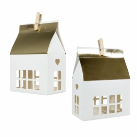 Papierowe domki 2szt