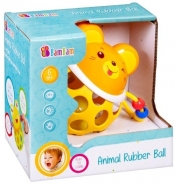 Bam Bam gumowa kula z grzechotką mysz