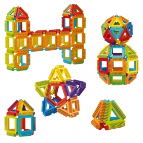 Klocki małych geniuszy. Geometryczne szczotki - 40 el.