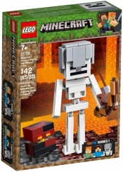 Lego Minecraft BigFig - szkielet z kostką magmy (21150)