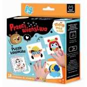 Mały miś to lubi! Przeciwieństwa. Puzzle + książeczka 3+ - Anna Podgórska