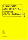 Linguistic and oriental studies from Poznań vol. 5