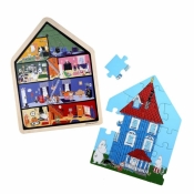 Puzzle Baby Muminki drewniane 19el