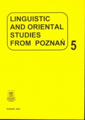 Linguistic and oriental studies from Poznań vol. 5 - Majewicz Alfred