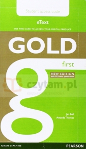 Gold First NEW eText StudentAccessCodeCard