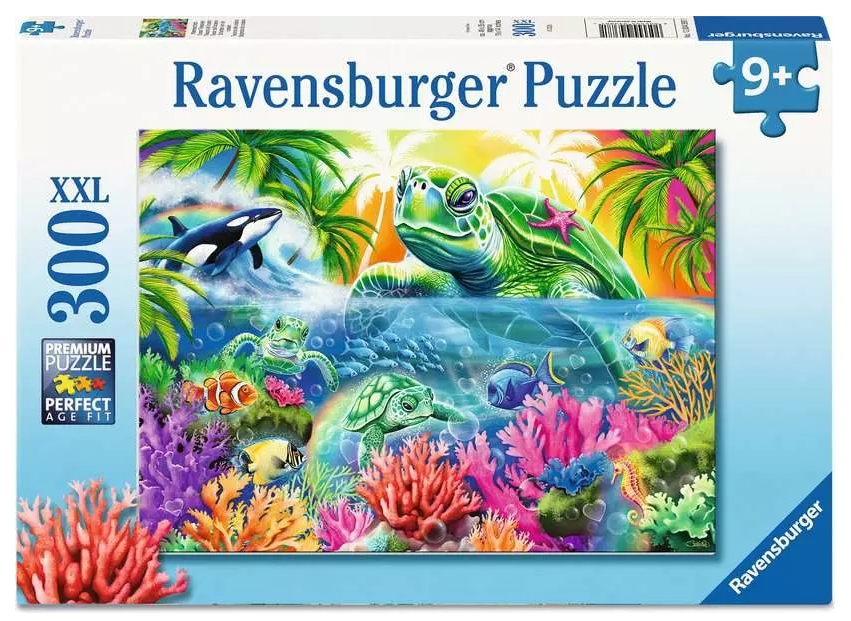 <img src='https://webimage.pl/pics/881/3/d4005555043881.png' style='height:440px' /> Ravensburger, Puzzle XXL 300: Skarby oceanu (12004388)