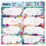 Nalepki na zeszyty BackUp 7 A10 (25szt) DERFORM