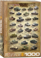 Puzzle 1000: Czołgi z okresu II wojny światowej (6000-0388)