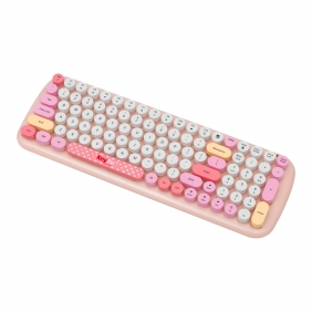 Klawiatura bezprzewodowa Keybe - Candy Pink