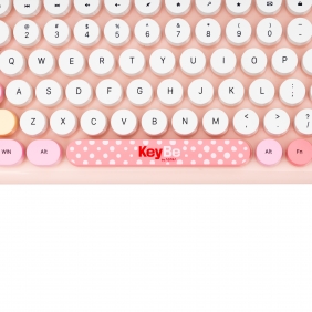 Klawiatura bezprzewodowa Keybe - Candy Pink