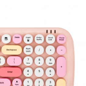 Klawiatura bezprzewodowa Keybe - Candy Pink