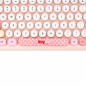 Klawiatura bezprzewodowa Keybe - Candy Pink