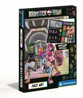 Clementoni, Zestaw do malowanie twarzy - Monster High