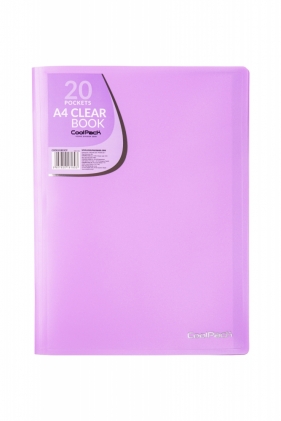Coolpack, Teczka Clear Book 20 koszulek Pastel - Powder purple (78881CP)